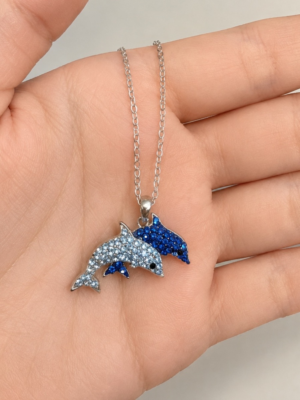 Kohl's Blue Dolphin Pendant Necklace
